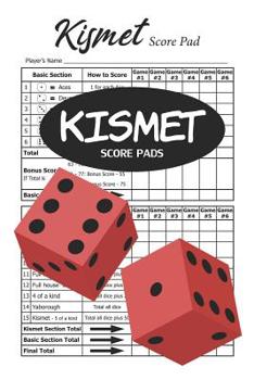 Paperback Kismet Score Pads: 100 Kismet Score Sheets - 6" x 9" Book