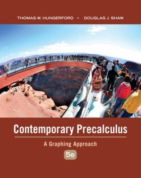Hardcover Contemporary Precalculus: A Graphing Approach Book