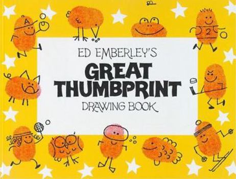 Paperback Ed Emberley's Great Thumbprint Drawing Book