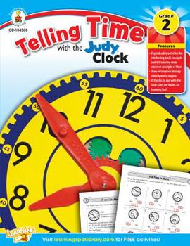 Paperback Telling Time with the Judy® Clock, Grades 2 - 3 Book