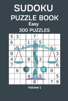Paperback Sudoku Puzzle Book Easy: 300 Puzzles Volume 1 Book