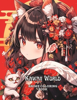 Paperback Kawaii World: Anime Coloring Book