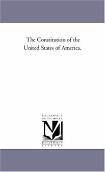 Paperback The Constitution of the United States of America, Book