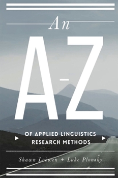 Paperback An A-Z of Applied Linguistics Research Methods Book