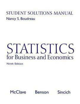 Paperback Statistics for Business and Economics Student Solutions Manual Book