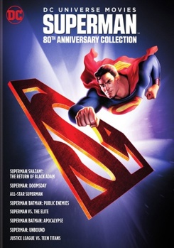 DVD DC Universe Movies Superman 80th Anniversary Collection Book