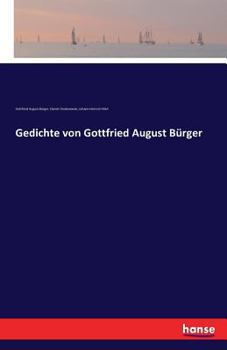 Paperback Gedichte von Gottfried August Bürger: Zweiter Teil [German] Book