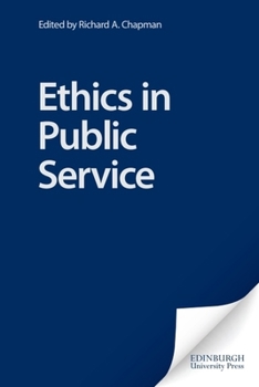 Hardcover Ethics in Public Service Book