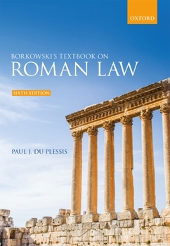 Paperback Borkowski's Textbook on Roman Law Book