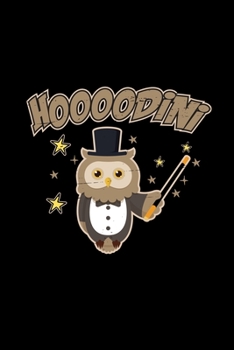 Hoooodini: 6x9 MAGICIAN | lined | ruled paper | notebook | notes
