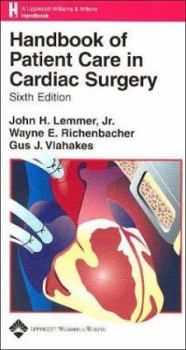 Paperback Handbook of Patient Care in Cardiac Surgery Book