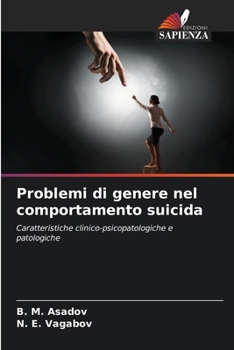 Paperback Problemi di genere nel comportamento suicida [Italian] Book