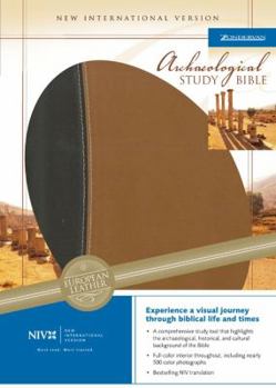 NIV Archaeological Study Bible-Blk Bond