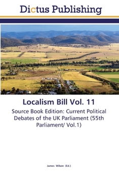 Paperback Localism Bill Vol. 11 Book