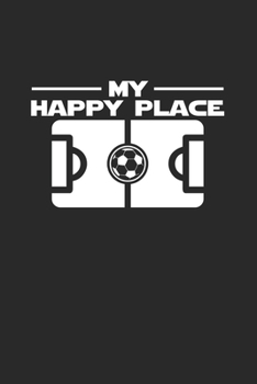 Paperback My happy place: 6x9 Groundhopping - dotgrid - dot grid paper - notebook - notes Book