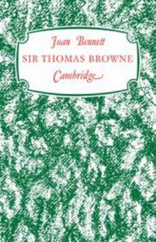 Hardcover Sir Thomas Browne: 'A Man of Achievement in Literature' Book