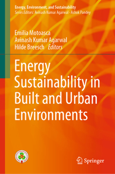 Hardcover Energy Sustainability in Built and Urban Environments Book
