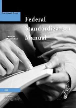 Paperback The Federal Standardization Manual Book