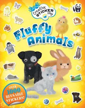 Paperback Fluffy Animals: Over 1000 Reusable Stickers! Book