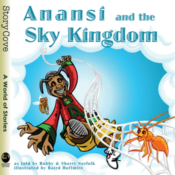 Paperback Anansí and the Sky Kingdom Book