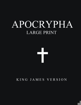 Paperback Apocrypha (Large Print): King James Version [Large Print] Book