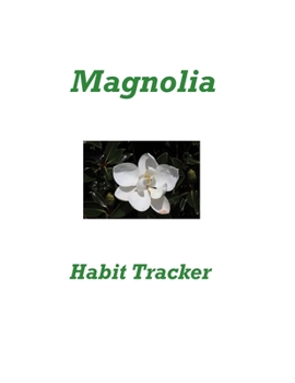 Paperback Magnolia Habit Tracker Book