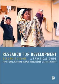 Hardcover Research for Development: A Practical Guide Book