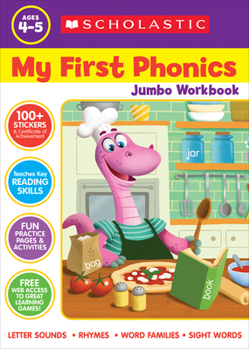 Paperback Scholastic Phonics Jumbo Workbook Book
