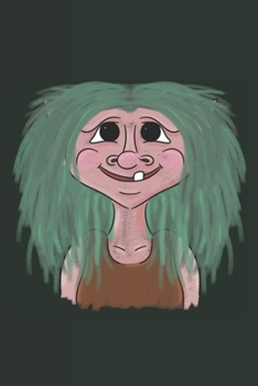 Paperback Wikstroem - Notes: Norway Troll Girl - Notizbuch 15,24 x 22,86 Punkgitter Book