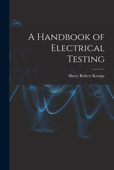 Paperback A Handbook of Electrical Testing Book