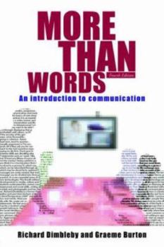 Paperback More Than Words: An Introduction to Communication Book