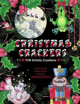 Paperback Christmas Crackers: A Pun-ny Adult Christmas Colouring Book! Book