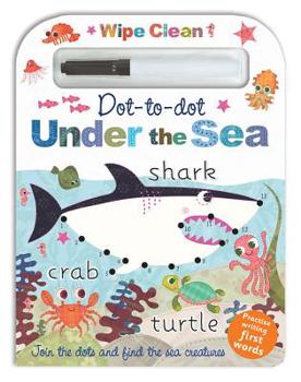 Board book Wipe Clean Dot-To-Dot Under the Sea Book