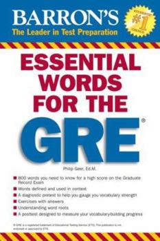 Paperback Essential Words for the GRE Book