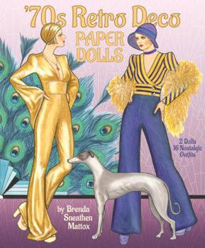 Paperback '70s Retro Deco Paper Dolls Book