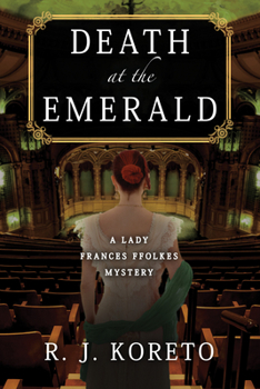 Hardcover Death at the Emerald: A Frances Ffolkes Mystery Book