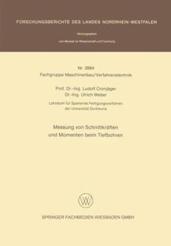 Paperback Messung Von Schnittkräften Und Momenten Beim Tiefbohren [German] Book