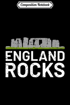 Composition Notebook: Stonehenge England Rocks Distressed - Funny Gift Journal/Notebook Blank Lined Ruled 6x9 100 Pages