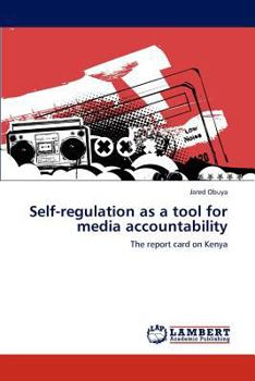 Paperback Self-regulation as a tool for media accountability Book
