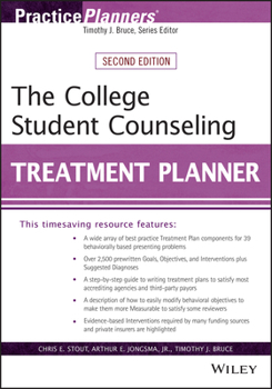 Paperback The College Student Counseling Treatment Planner Book