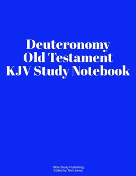 Paperback Deuteronomy Old Testament KJV Study Notebook Book