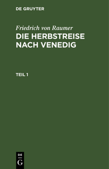 Hardcover Die Herbstreise nach Venedig [German] Book