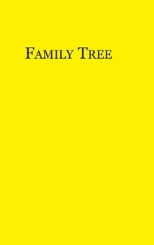 Hardcover Family Tree Book