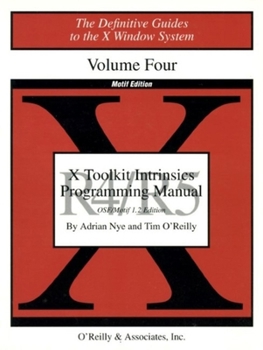 Paperback X Toolkit Intrinsics Prog Vol 4m: Motif Edition Book
