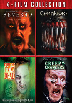 DVD 4 Film Collection: Severed / Carnivore / Children Of Living Dead / Creepy Crawlers Book