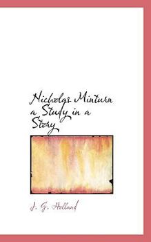 Paperback Nicholas Minturn a Study in a Story Book