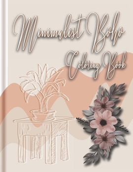 Paperback minimalist boho coloring book: minimalist coloring book, minimalist prints boho, minimalist book