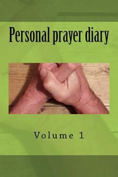 Paperback personal prayer diary Book