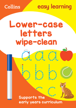 Paperback Lower-Case Letters: Wipe-Clean Book