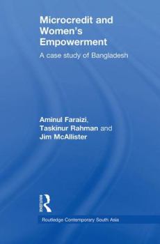 Paperback Microcredit and Women's Empowerment: A Case Study of Bangladesh Book